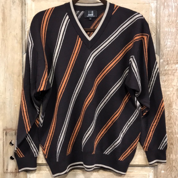Dunhill Other - Dunhill made in Scotland brown striped sweater